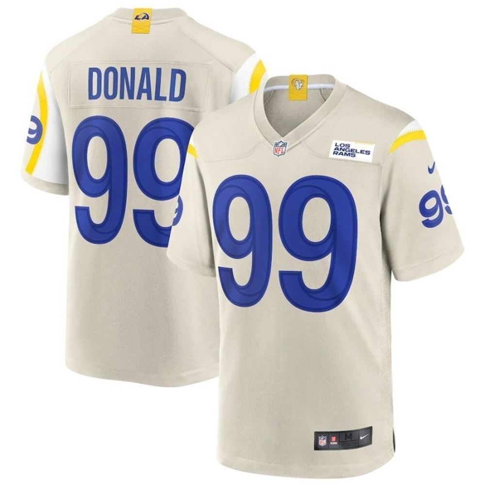 Los Angeles Rams Aaron Donald 99 2021 Nfl New Arrival White Jersey Gifts For Fans EvFt6