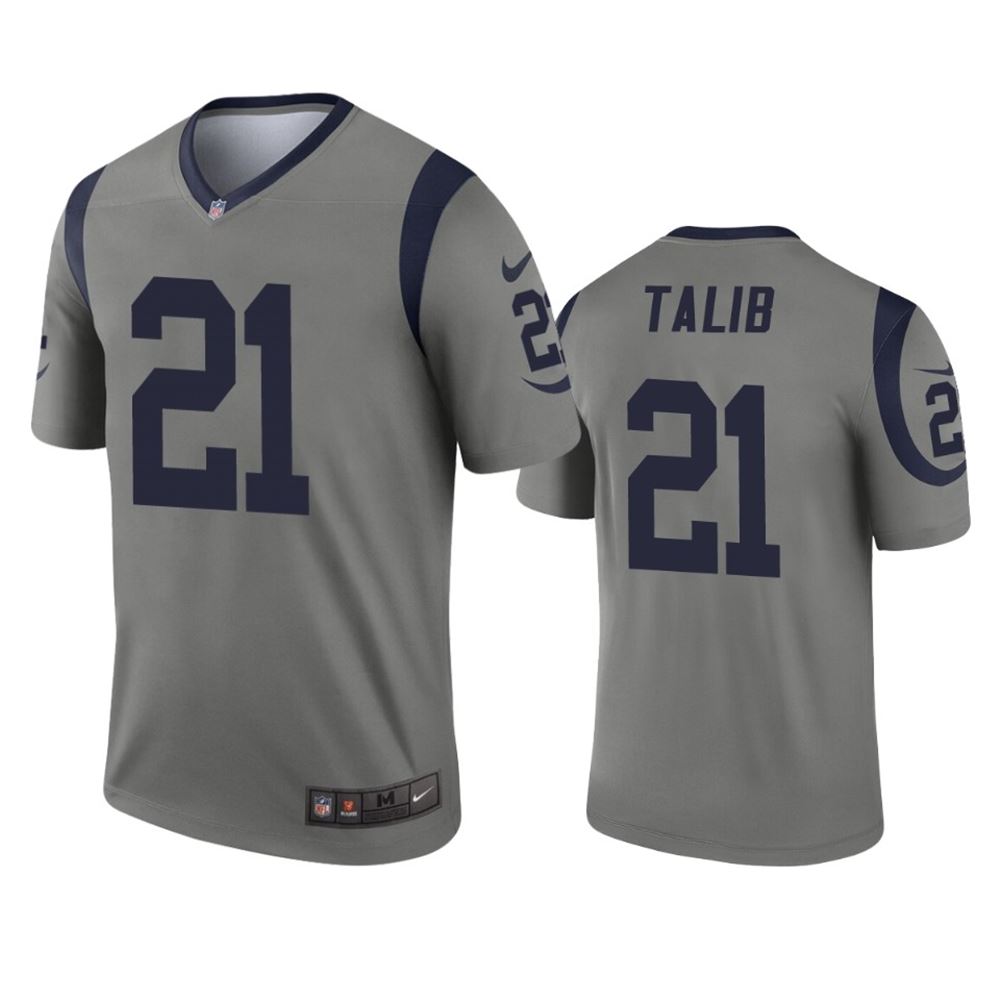 Los Angeles Rams Aqib Talib Gray Inverted Legend Jersey kPjS3
