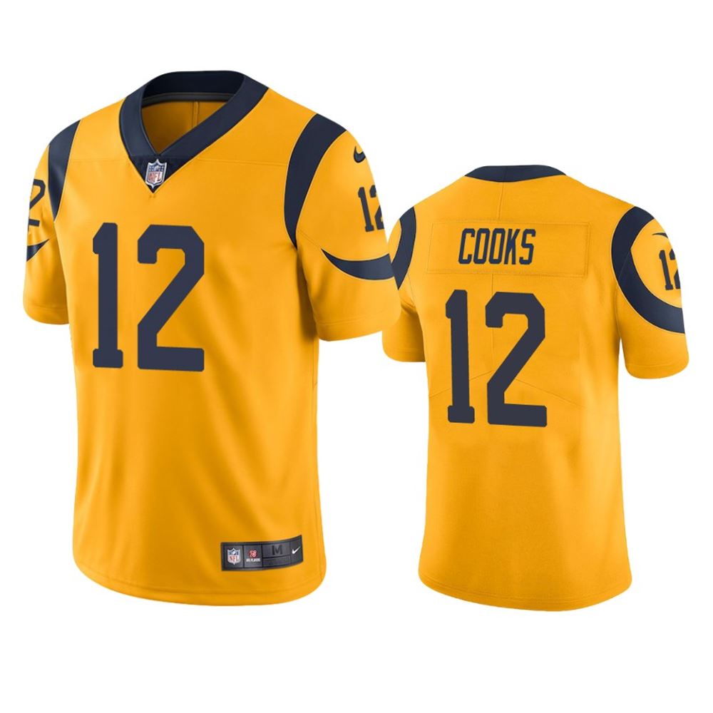 Los Angeles Rams Brandin Cooks Gold Nike Color Rush Limited jersey