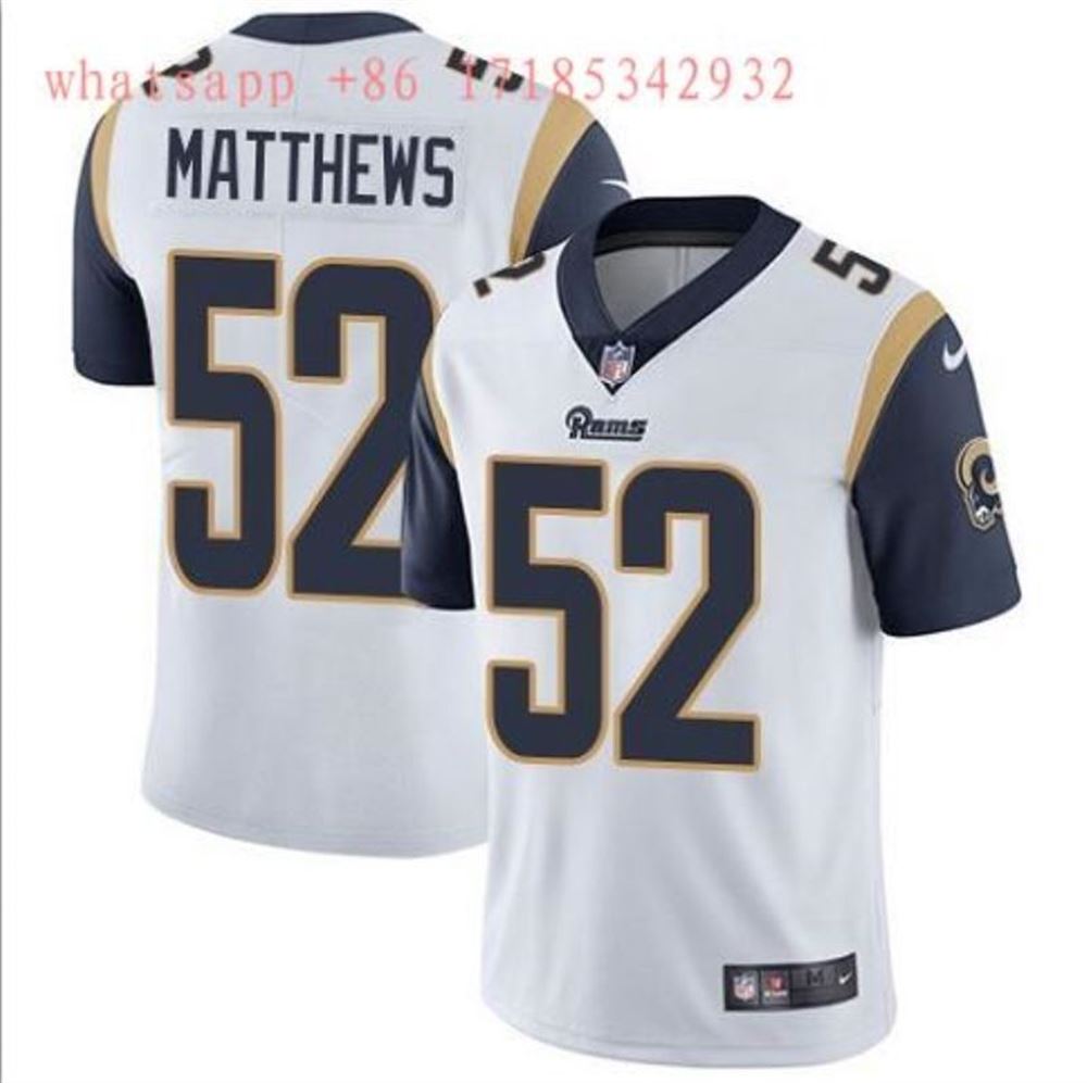 Los Angeles Rams Clay Matthews III 52 2021 NFL White Jersey jersey 8aRru