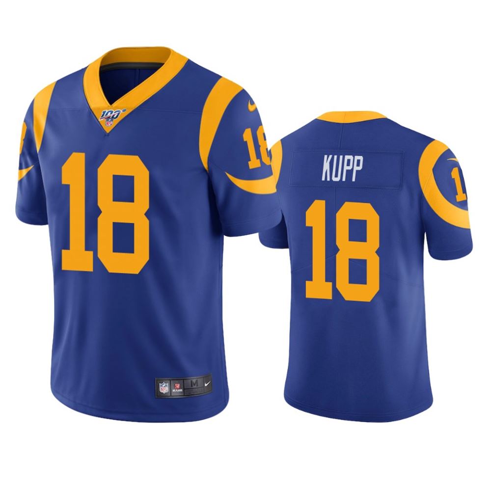 Los Angeles Rams Cooper Kupp Royal 100th Season Vapor Limited Jersey a1LZQ