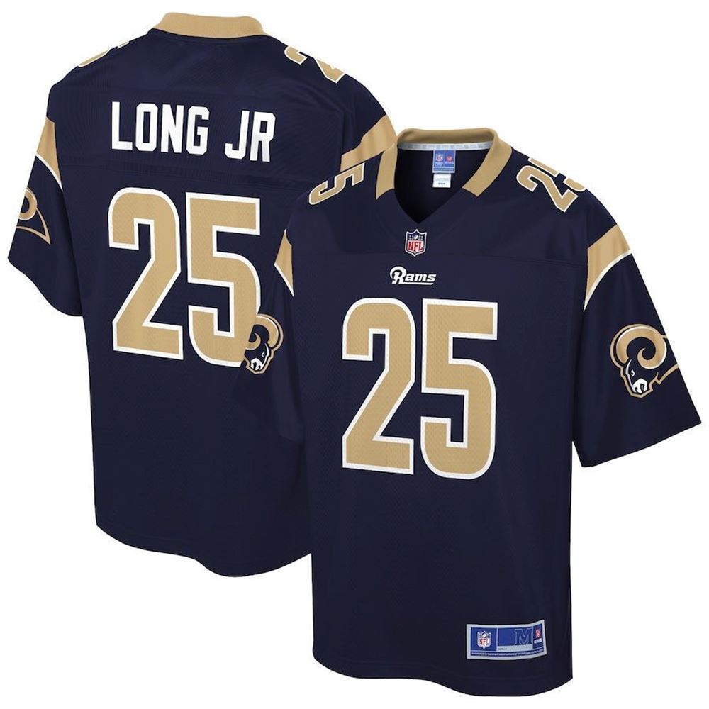 Los Angeles Rams David Long Navy Player Jersey jersey QAt0L