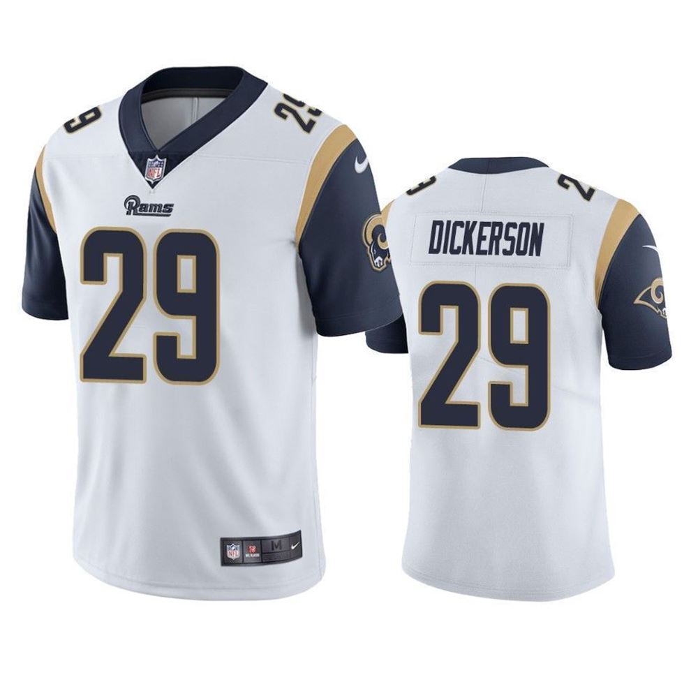 Los Angeles Rams Eric Dickerson White Vapor Limited 3D Jersey vtfVc