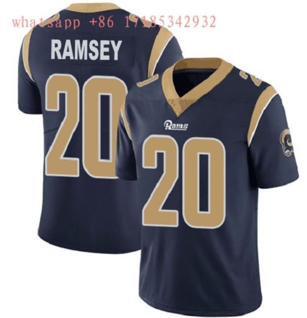 Los Angeles Rams Jalen Ramsey 20 2021 Nfl Black Jersey