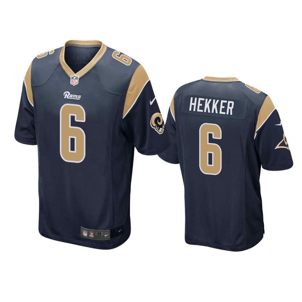 Los Angeles Rams Johnny Hekker Game Navy Mens Jersey jersey a2ivn