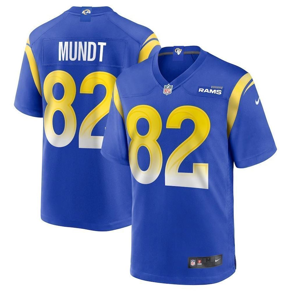 Los Angeles Rams Johnny Mundt Royal Game Jersey
