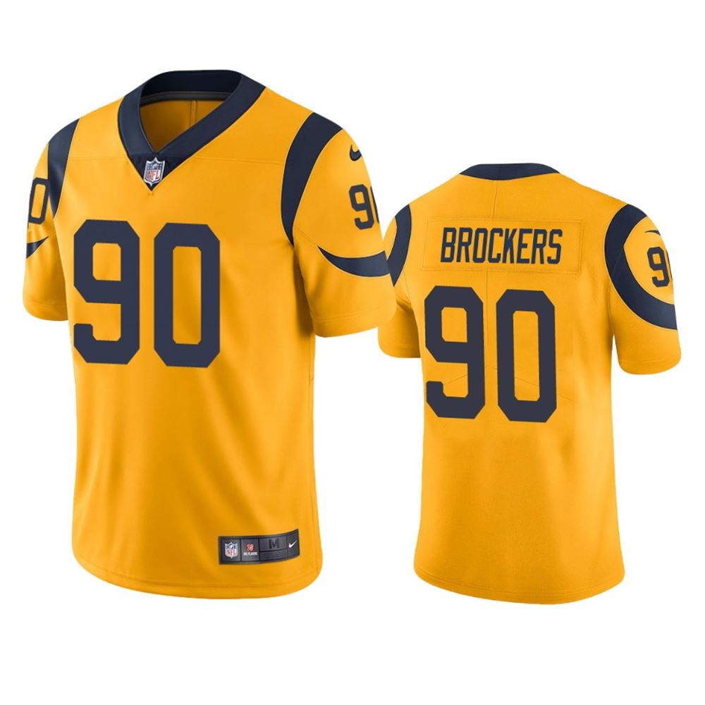 Los Angeles Rams Michael Brockers Gold Nike Color Rush Limited jersey U9azj