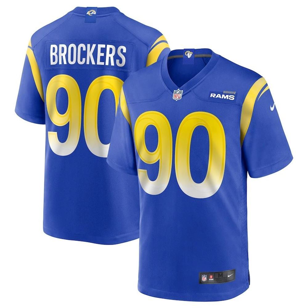Los Angeles Rams Michael Brockers Royal Game Jersey Gifts For Fans H1yg5