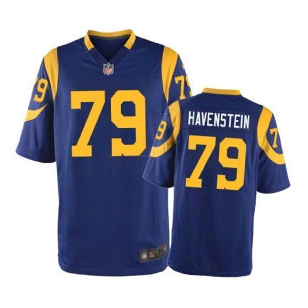 Los Angeles Rams Rob Havenstein Game Royal Mens Jersey dRiZL