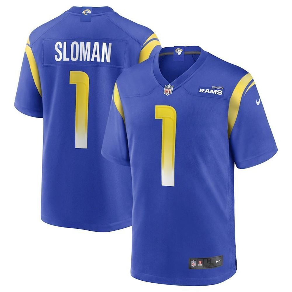 Los Angeles Rams Samuel Sloman Royal Game Jersey