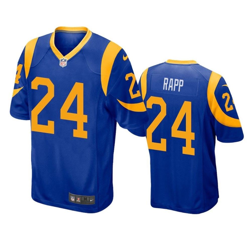 Los Angeles Rams Taylor Rapp 2019 Nfl Draft Royal Game Jersey 7StFJ