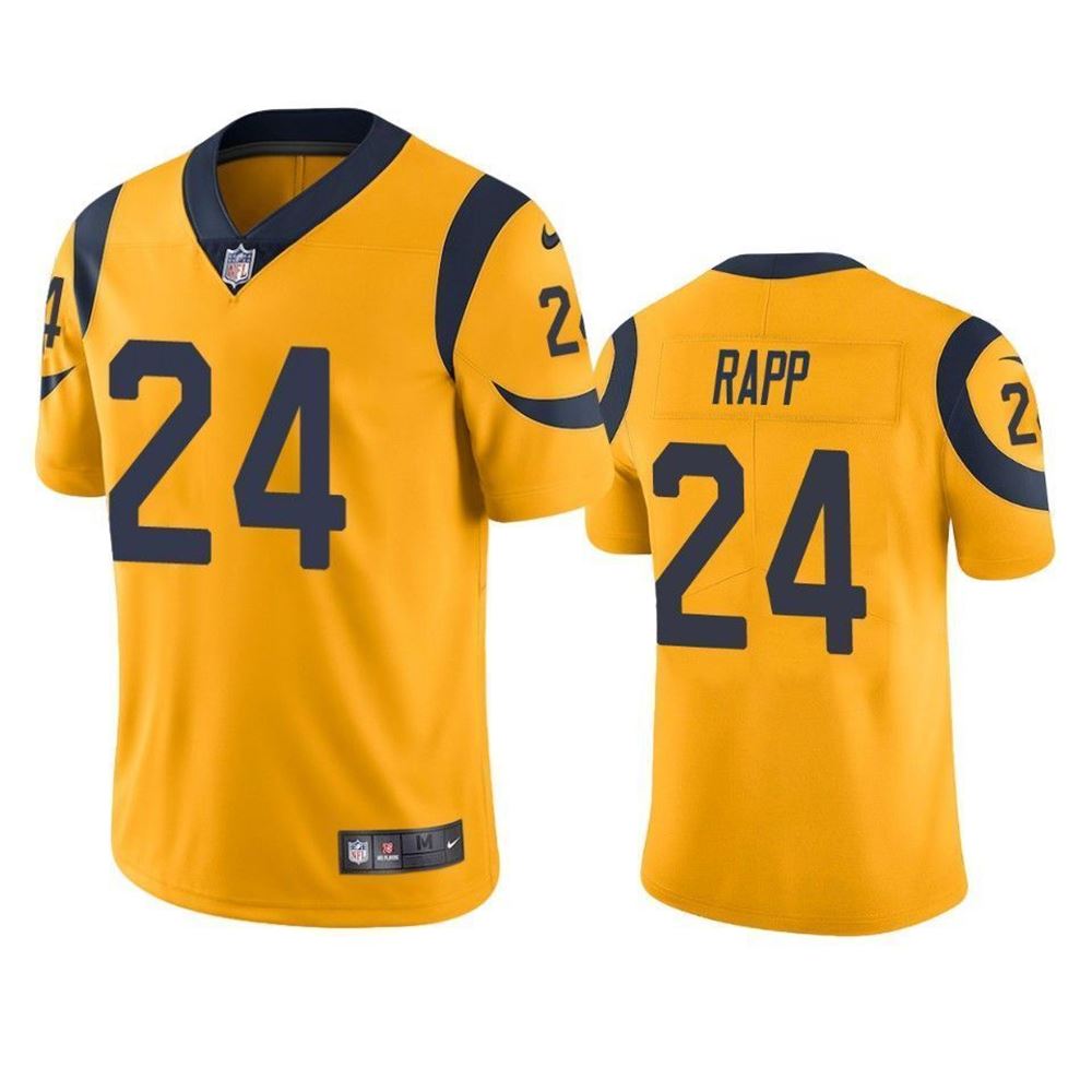 Los Angeles Rams Taylor Rapp Color Rush Limited Gold Mens Jersey kf3D4