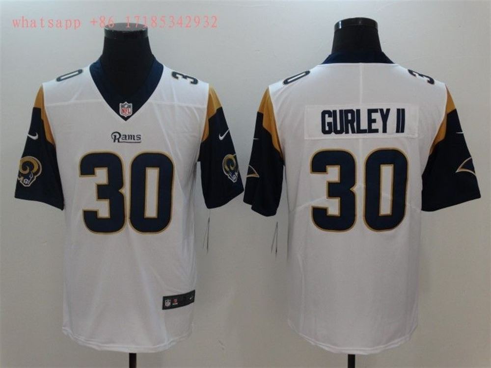 Los Angeles Rams Todd Gurley Ii 30 2021 Nfl White Jersey I1dNU