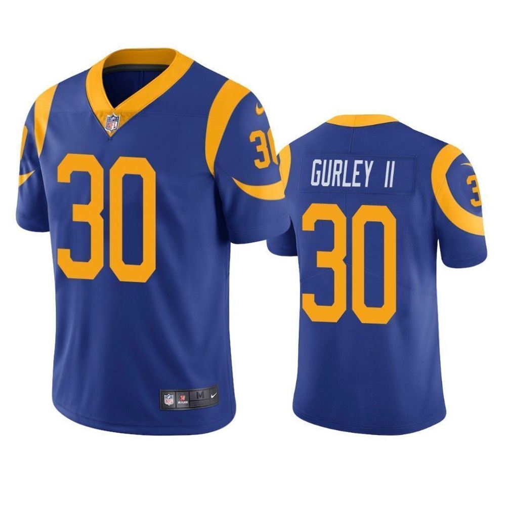 Los Angeles Rams Todd Gurley Ii Royal Vapor Untouchable Limited 3D Jersey 6CruS