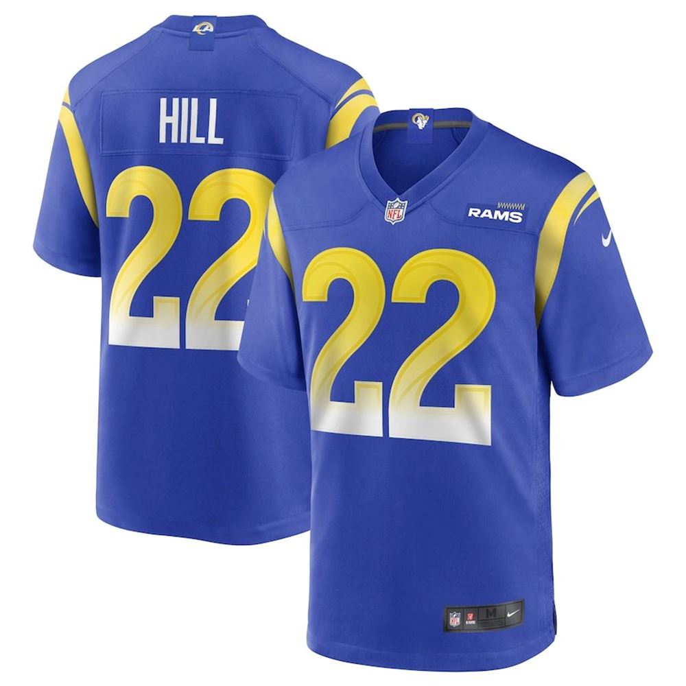 Los Angeles Rams Troy Hill Royal Game Jersey Gifts For Fans 99F3w