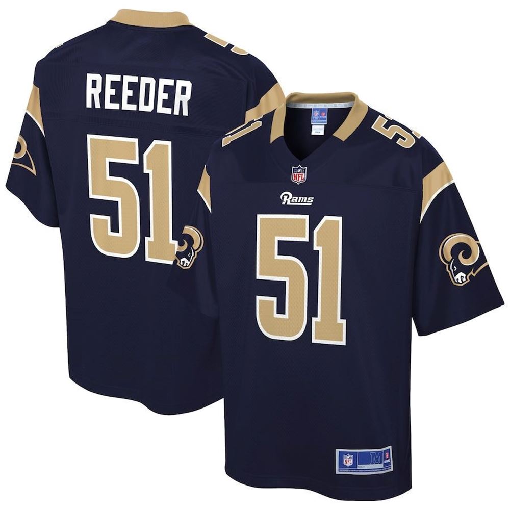 Los Angeles Rams Troy Reeder Navy Player Jersey jersey IFOq6
