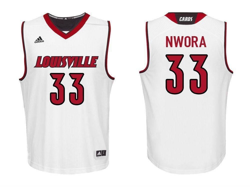 Louisville Cardinals White Jordan Nwora College College Basketball 3D Jersey HaLRd