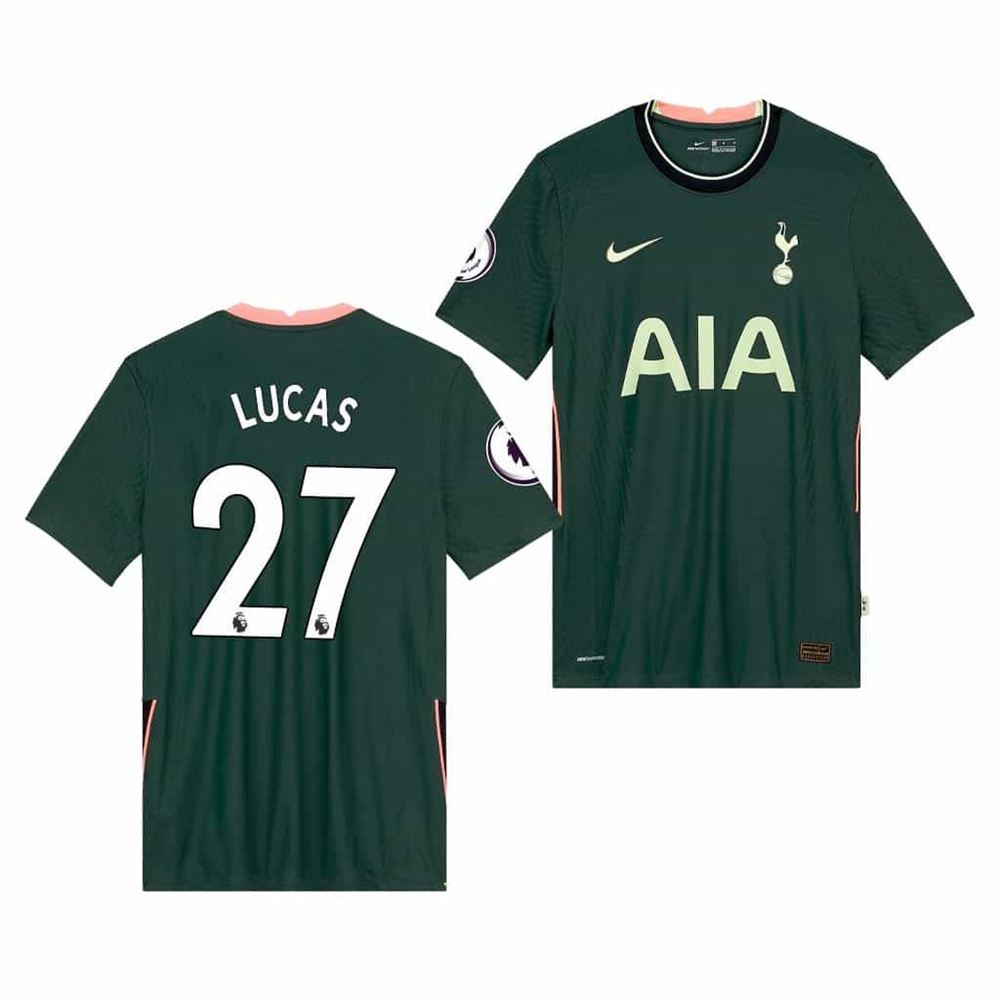 Lucas Moura Hotspur Football Club Away Jersey Short Sleeve Green 2020 21 S1FbR