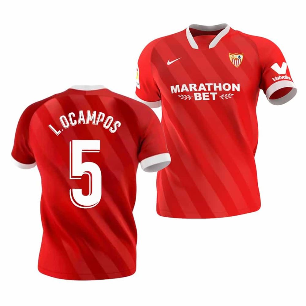 Lucas Ocampos Sevilla Away Jersey 2020 21 gqyjX