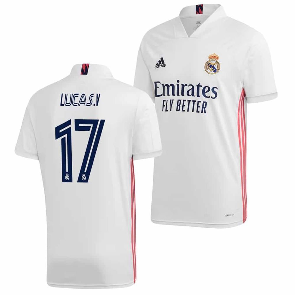 Lucas Vazquez Real Madrid Home Jersey White 2020 21 DztFO
