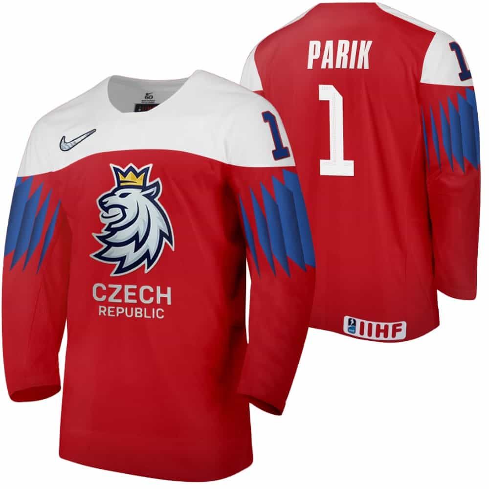 Lukas Parik Czech Republic Red 2021 Iihf World Junior Championship Away Jersey we5RC