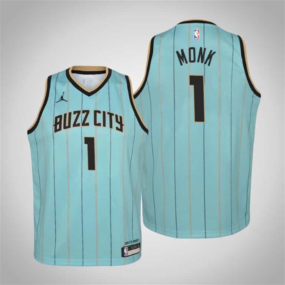 Malik Monk Hornets Buzz City Teal 2020 21 Jersey KAETA