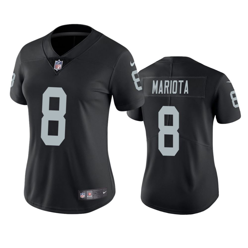 Marcus Mariota Las Vegas Raiders Black Vapor Limited Jersey