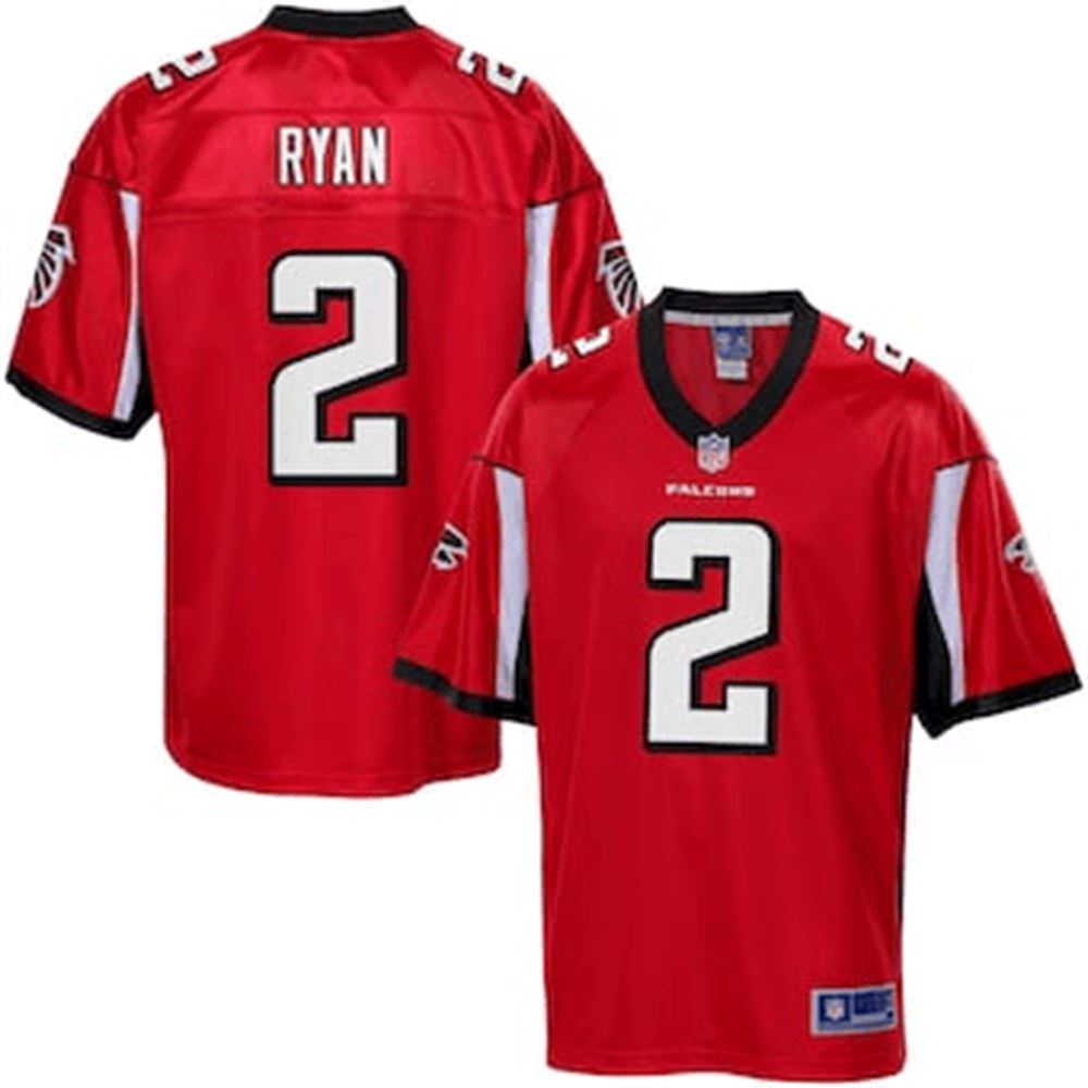 Matt Ryan Atlanta Falcons Nfl Pro Line Team Color Red 3D Jersey