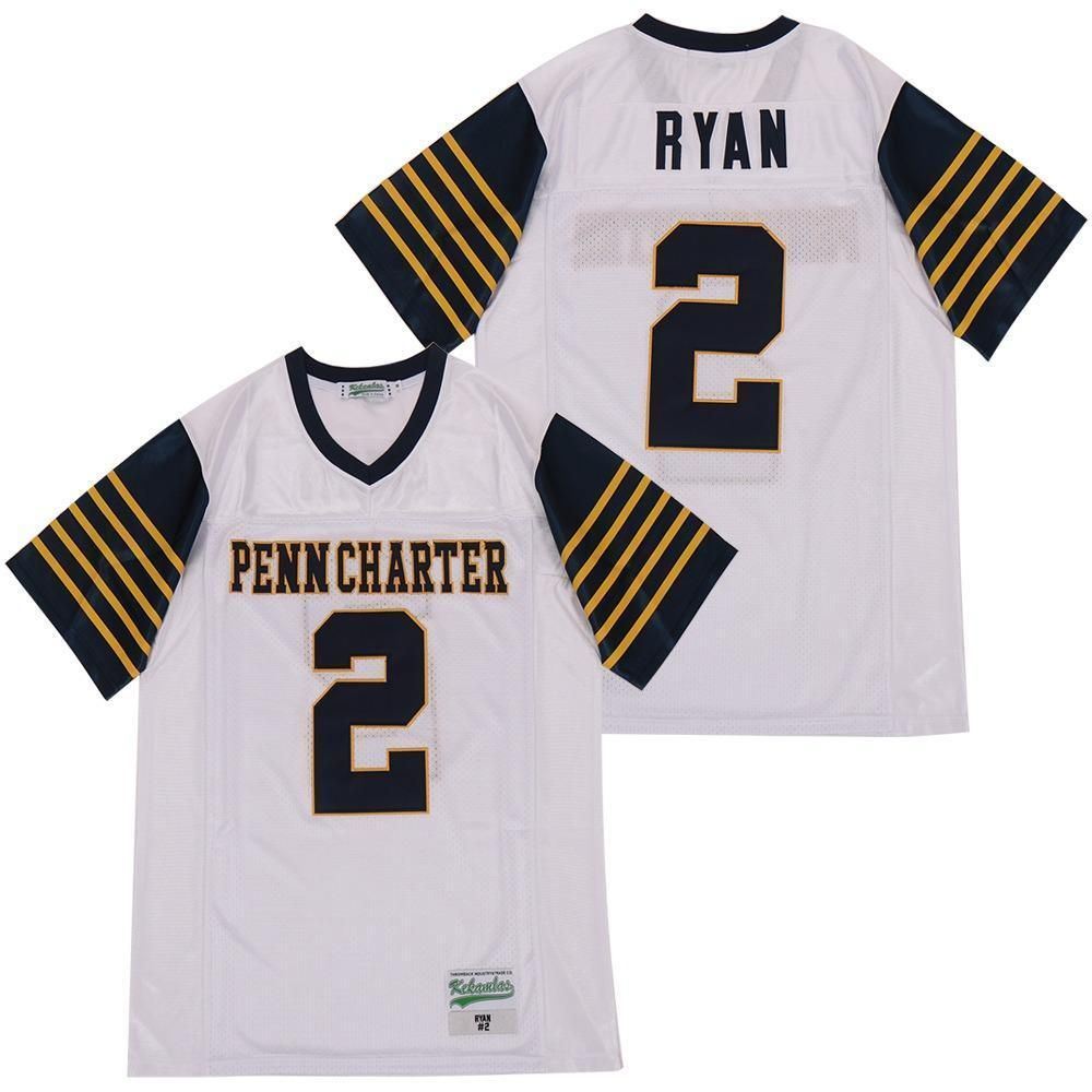 Matt Ryan Charter Quakers High School Jersey DbLjY