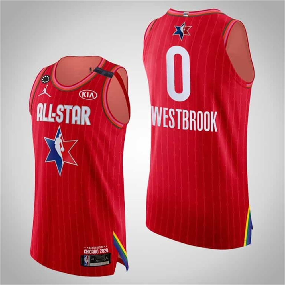Men Is Houston Rockets Russell Westbrook Red Swingman 2020 Nba All Star Game Jersey A1iHw