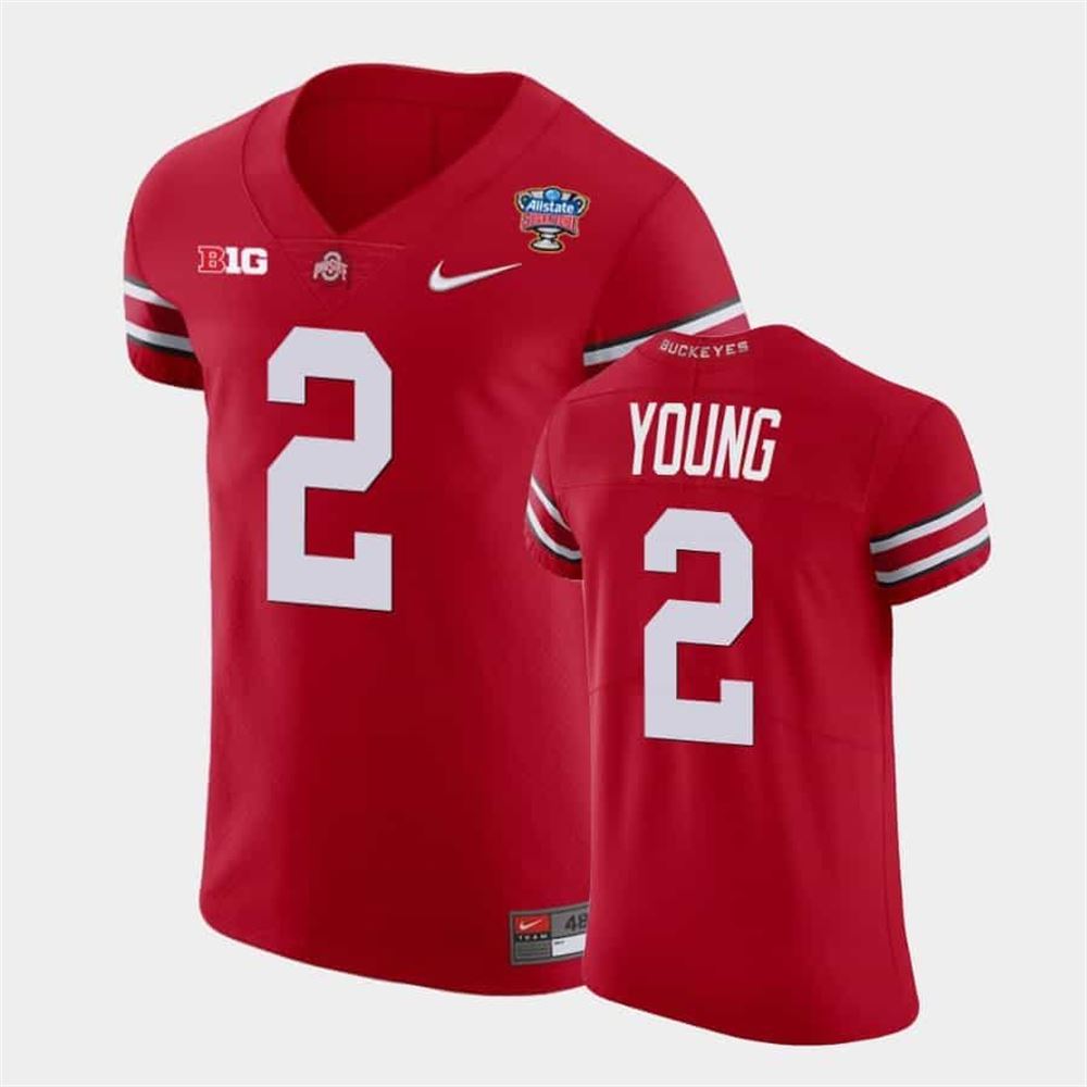 Men Is Ohio State Buckeyes Chase Young 2021 Sugar Bowl Scarlet Football Jersey