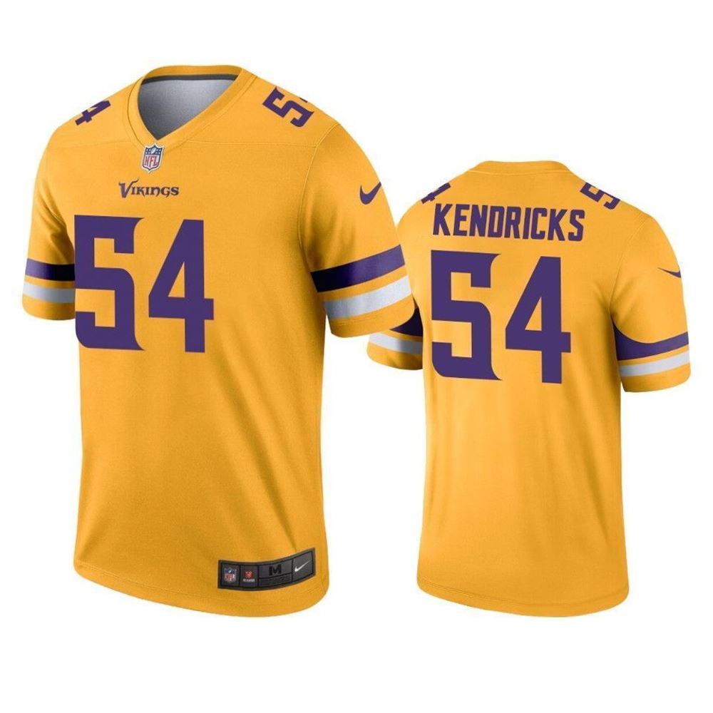 Minnesota Vikings Eric Kendricks 2021 Inverted Legend Gold Jersey