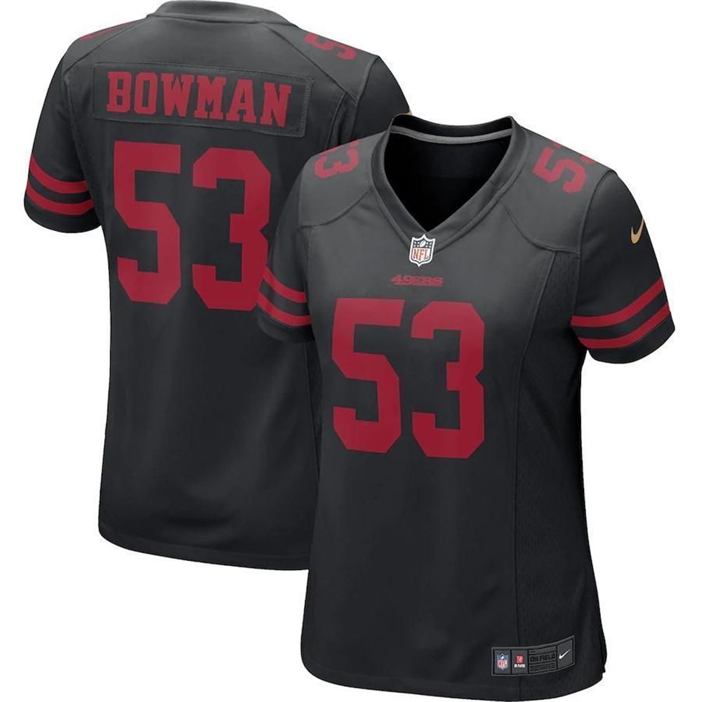 Navorro Bowman San Francisco 49Ers WoAlternate Game Black 3D Jersey