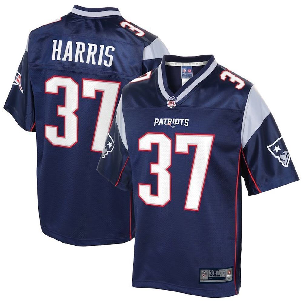 New England Patriots Damien Harris Navy Player Jersey IvPtm