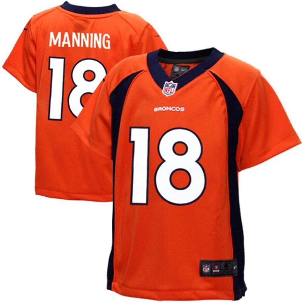 Peyton Manning Denver Broncos Nike Toddler Game Jersey Orange MVGPb
