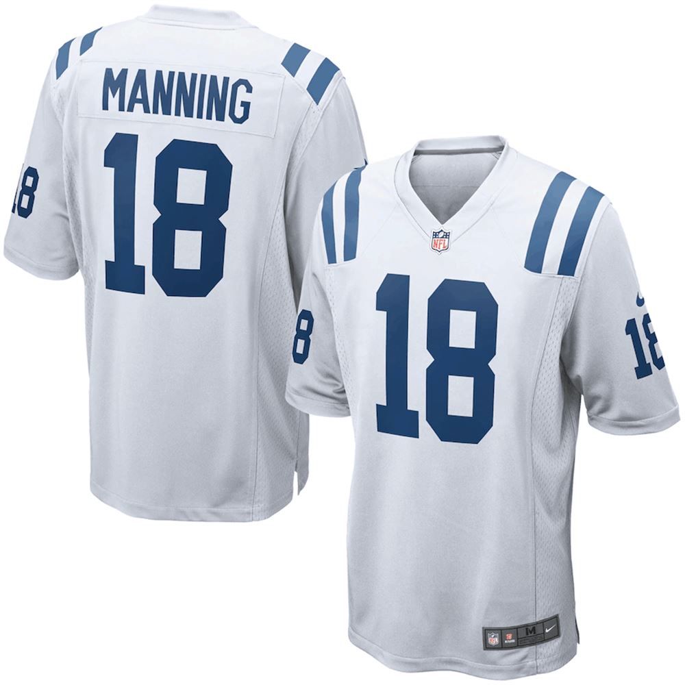 Peyton Manning Indianapolis Colts Nike Retired Player Game Jersey White PGcrs