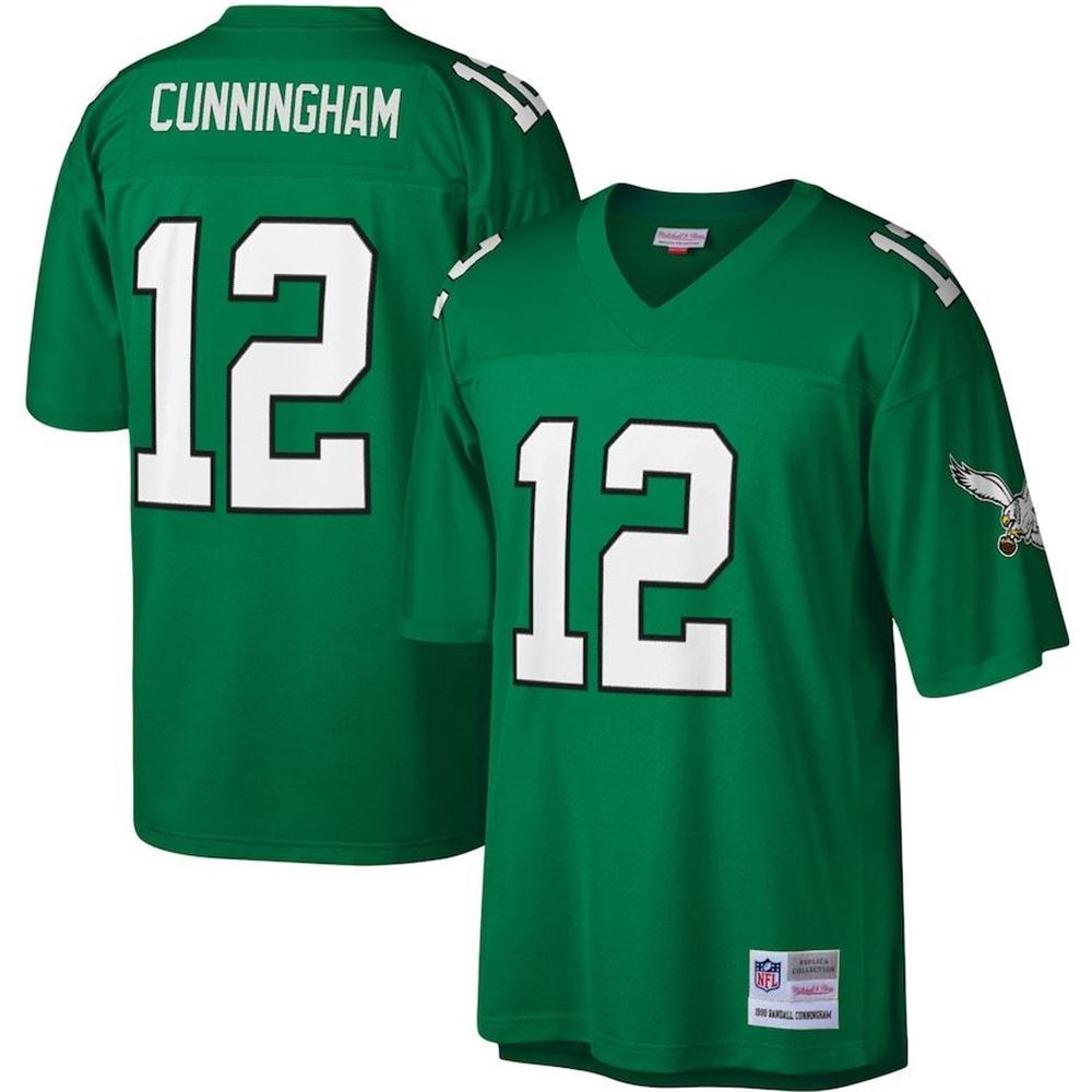 Philadelphia Eagles Randall Cunningham Mitchell Ness Kelly Green Legacy Jersey Gifts For Fans