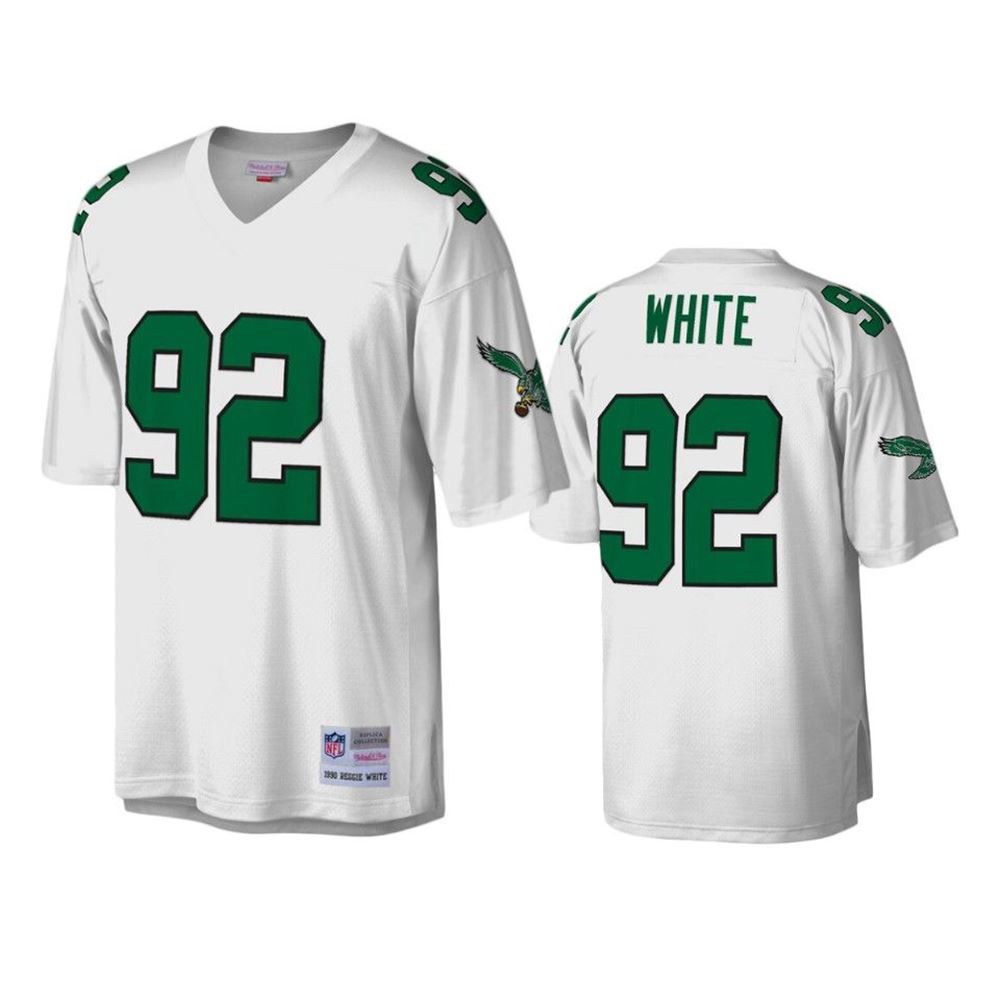 Philadelphia Eagles Reggie White White Legacy Replica Jersey