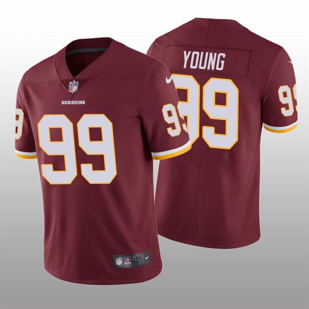 Redskins Vapor Limited Burgundy Men Is Chase Young Jersey VVCCs