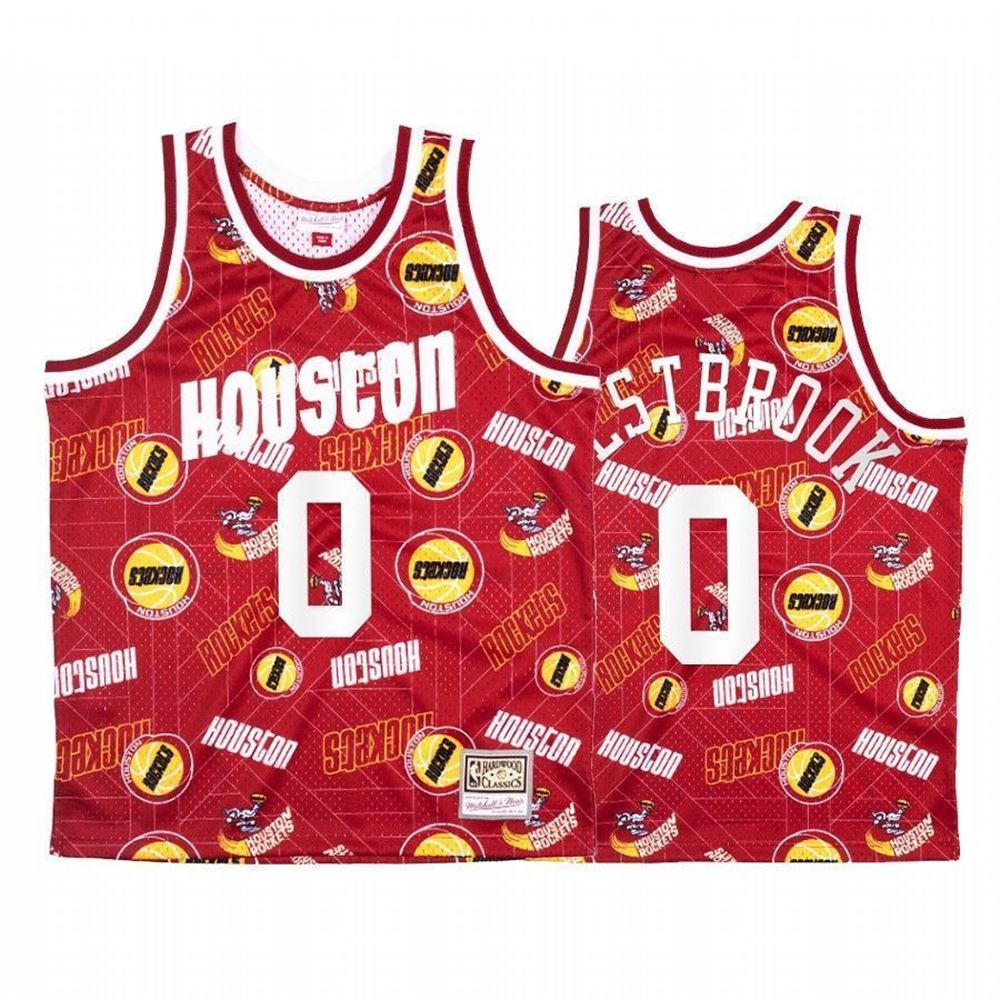 Russell Westbrook 0 Houston Rockets Red Tear Up Pack Jersey iQKUf
