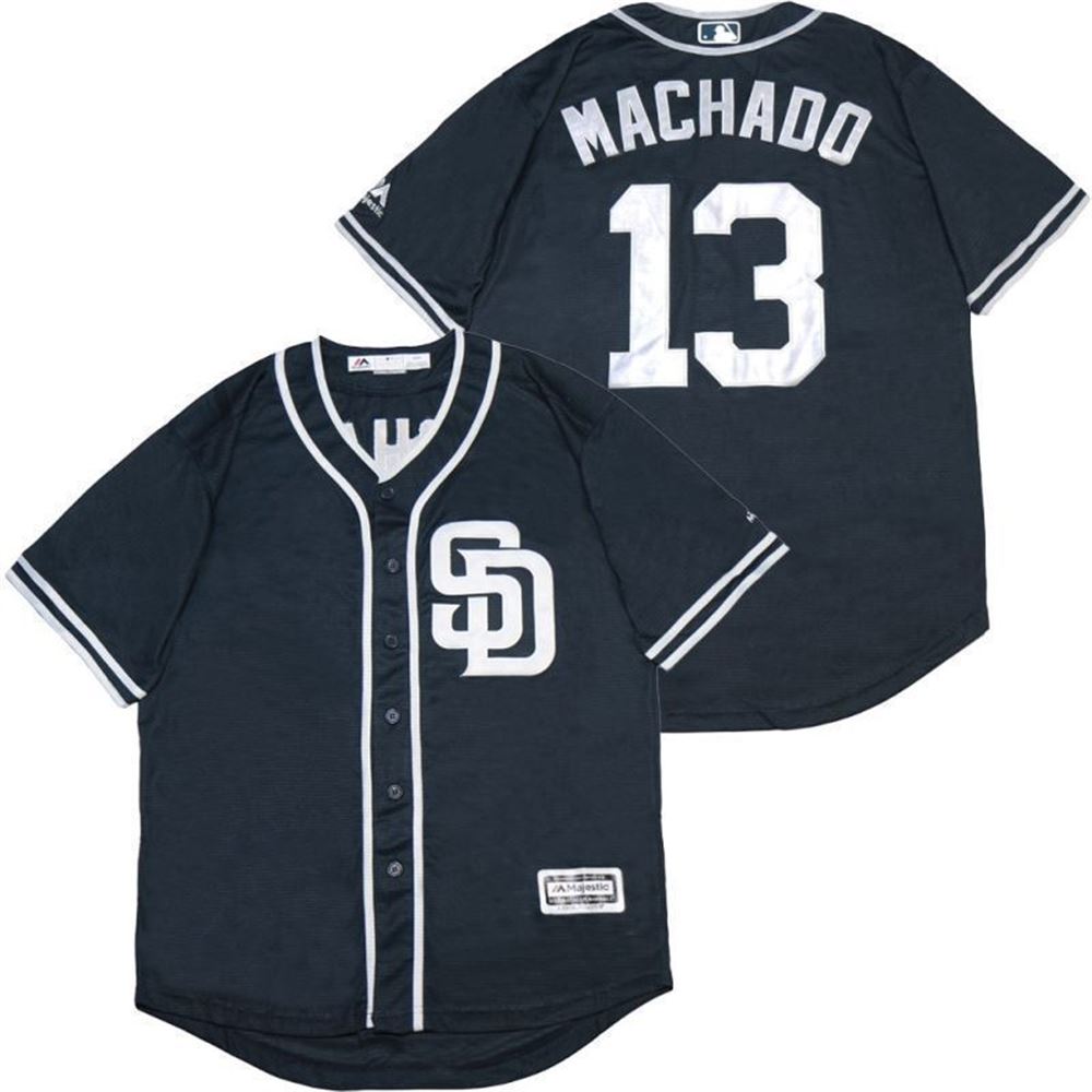 San Diego Padres Manny Machado13 MLB 2021 Black Jersey jersey 8ClHZ