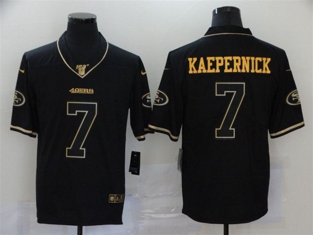 San Francisco 49ers Colin Kaepernick7 NFL 2021 Black Jersey jersey hDnhj