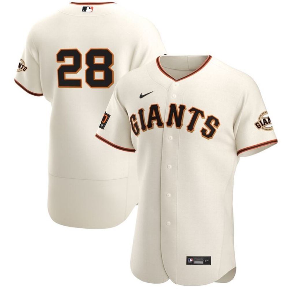 San Francisco Giants 28 Buster Posey 2021 Mlb New Arrival White Jersey Gifts For Fans