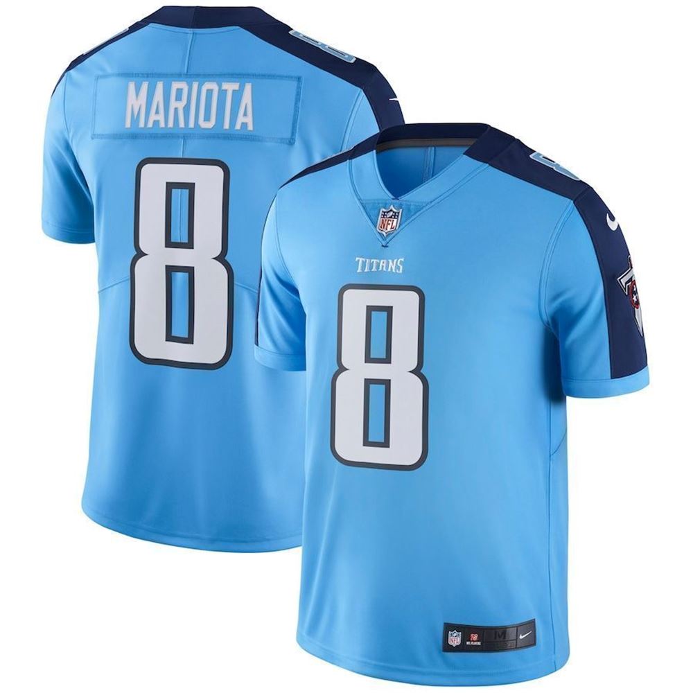 Tennessee Titans Marcus Mariota Light Blue Vapor Untouchable Player Jersey jersey