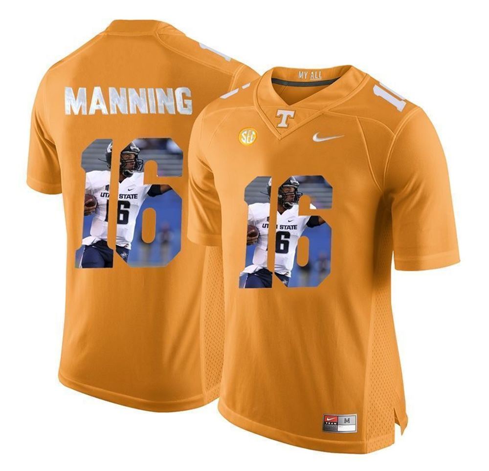 Tennessee Volunteers Orange Peyton Manning Player Pictorial Jersey