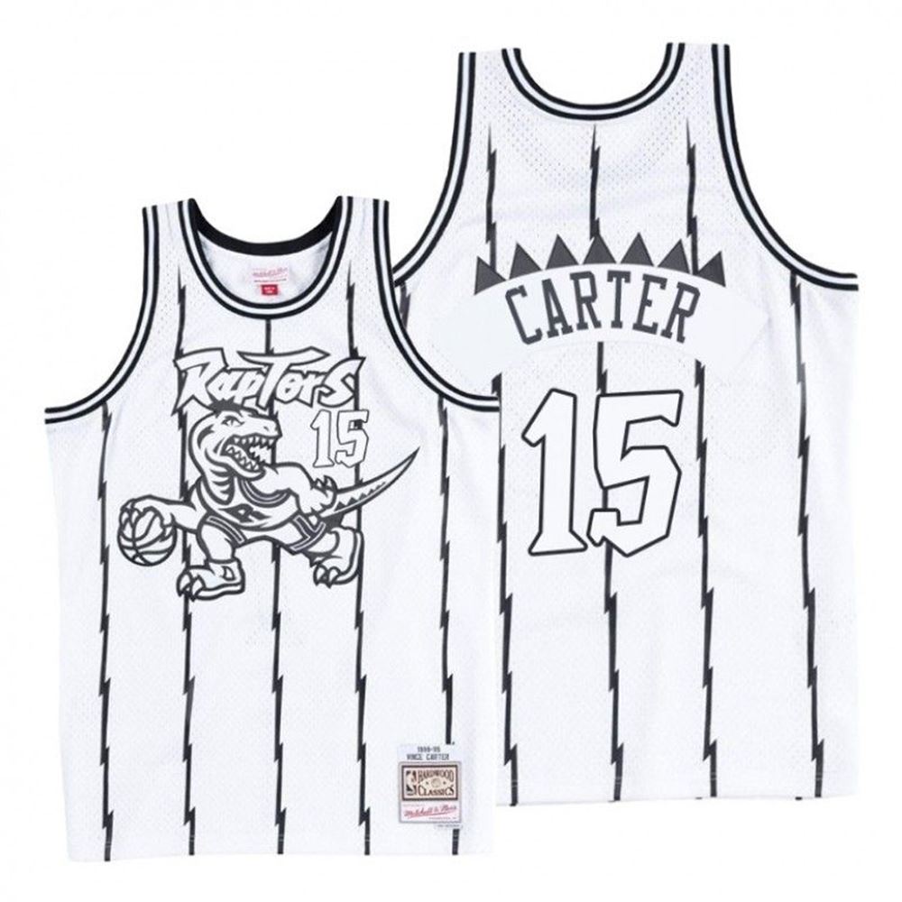 Toronto Raptors Vince Carter Concord Collection White Throwback Jersey 6eKFc