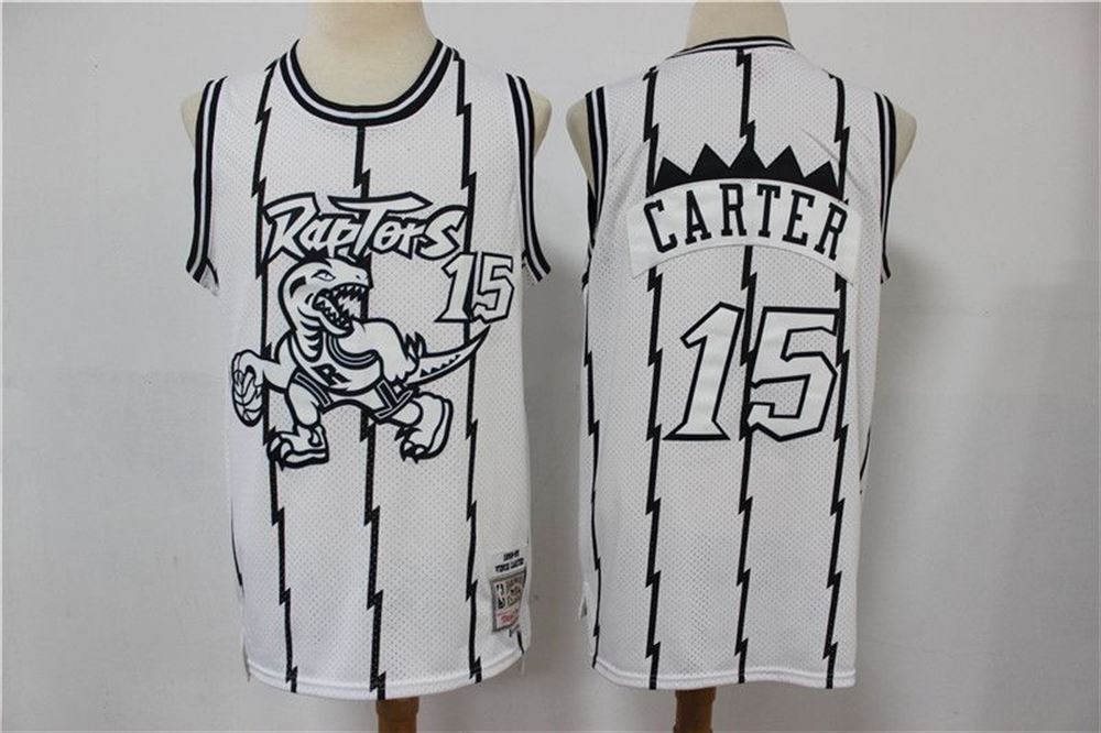 Toronto Raptors Vince Carter15 Nba Classic White Jersey jersey