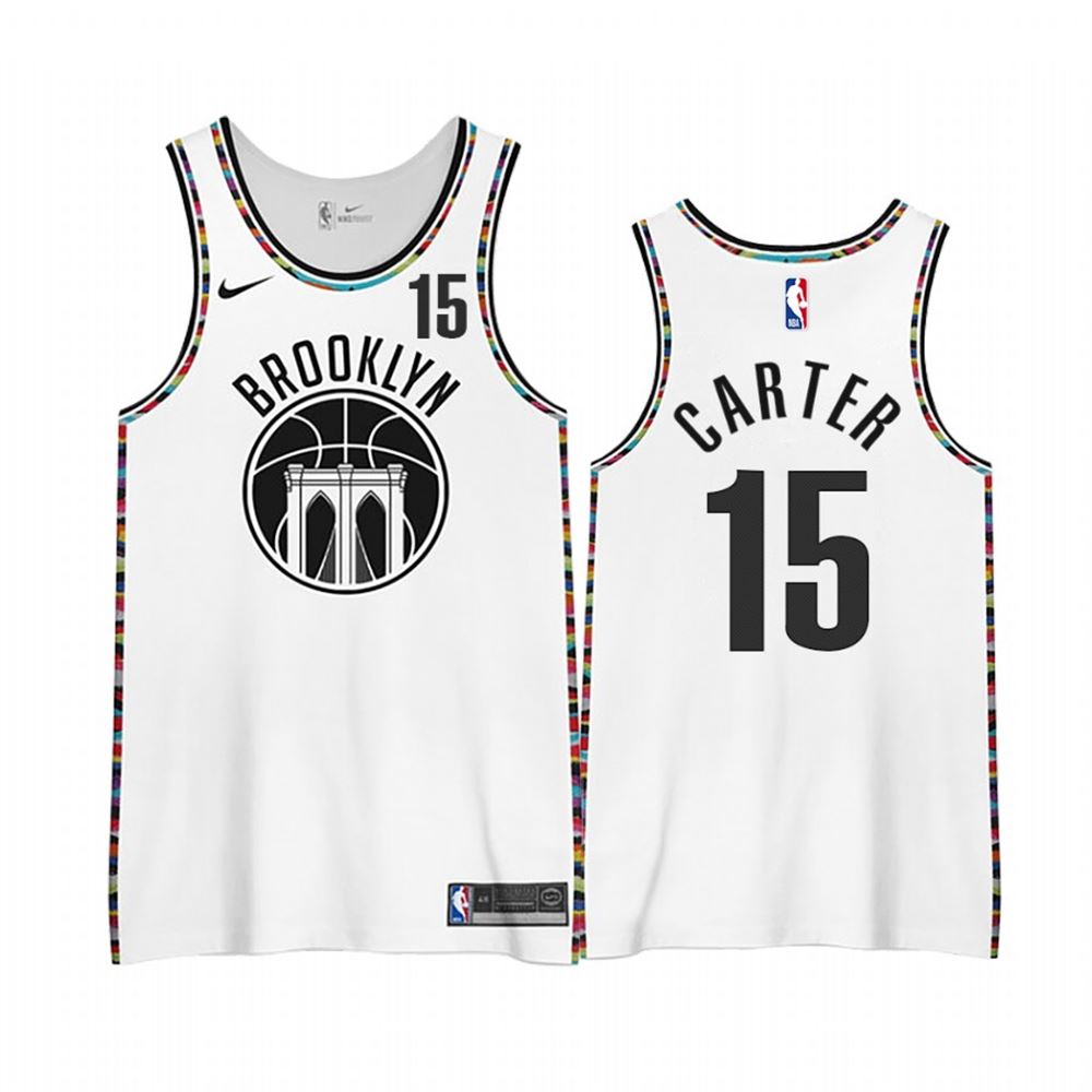 Vince Carter Nets 202121 City Edition 30 Jerseys Shirts oQV3R