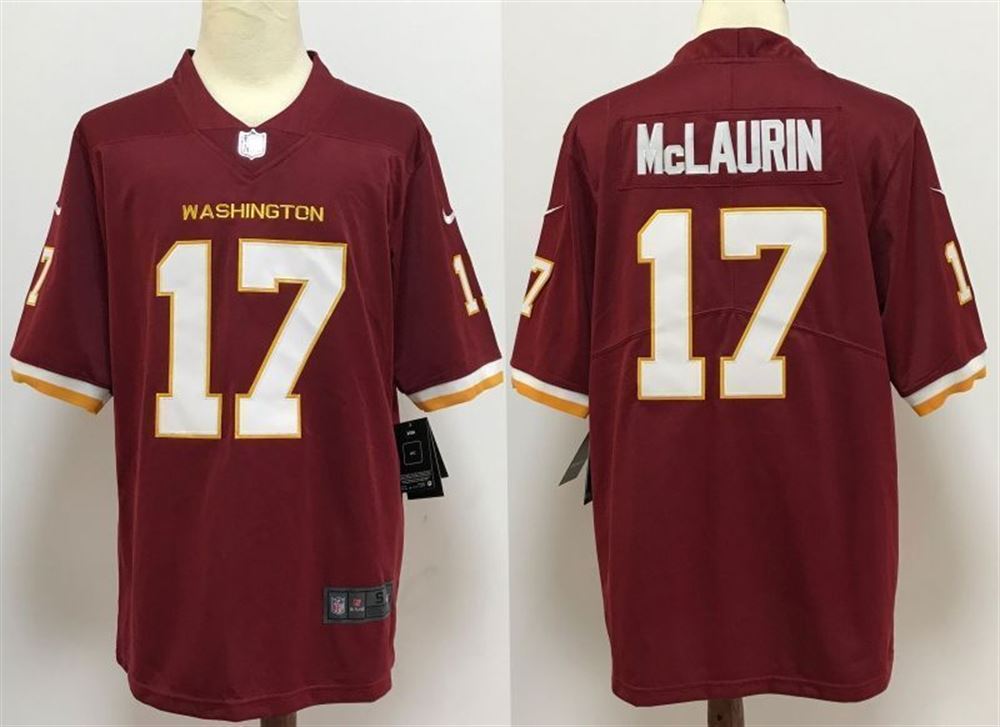Washington Terry Mclaurin 17 Nfl 2021 Red Jersey