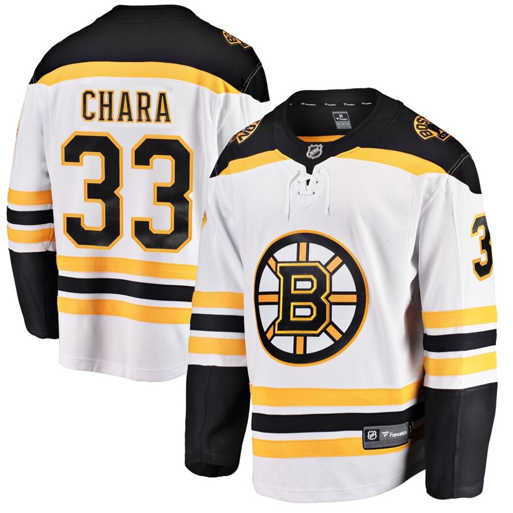 Boston Bruins Fanatics Branded Away Breakaway Jersey - Zdeno Chara